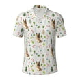 thumbnail image 2 of Daiia German Shepherd Dog Pattern Men’s Polo Shirts,Solid Deck Shirt,Classic Fit, Breathable Cotton Polo for Casual and Sport Wear-, 2 of 7