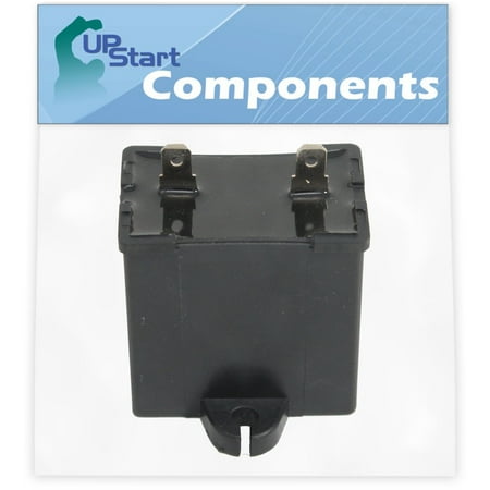 W10662129 Refrigerator and Freezer Compressor Run Capacitor Replacement for KitchenAid KTRC19MMWH01 Refrigerator - Compatible with 2169373 WPW10662129 Run Capacitor - UpStart Components Brand