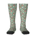 thumbnail image 2 of Lsque Retro Hippie Groovy Mushroom Printed Crew Socks Men's Women's LightWeight Thin Casual Calf Socks ,Knee High Socks,Cotton Socks, 2 of 9