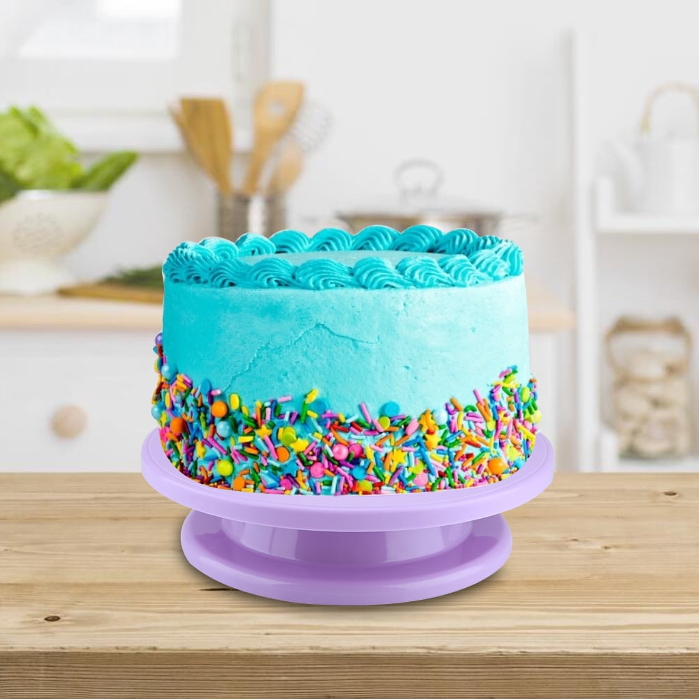 Plateau tournant pour décoration gâteau - 27,5 cm - Rose France