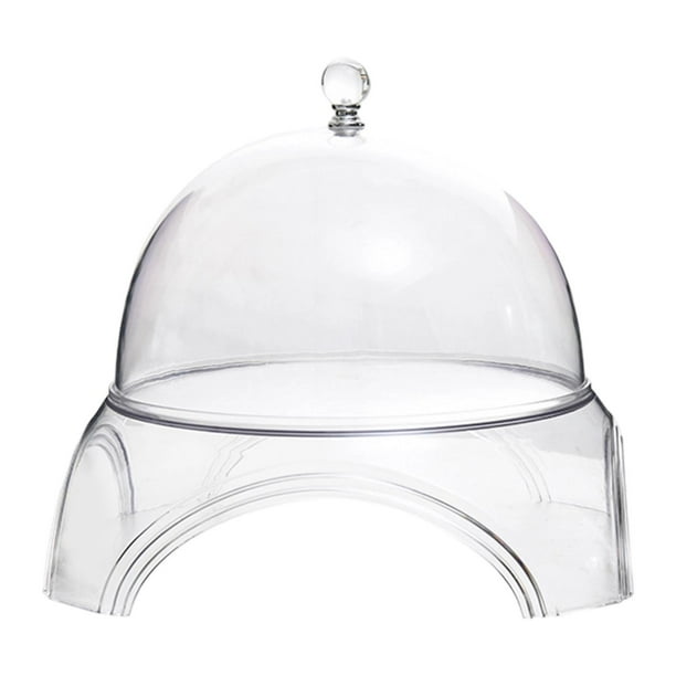 Soporte para tartas con cúpula, decorativo, multiusos, para guardar dulces y aperitivos. 163 cm x 18 cm