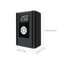 thumbnail image 4 of Kraoden Portable Tire Inflator, Digital Tire Pump with Emergency LED Light, Car & Bike Inflator, Auto Shut Off, Fast Inflation, Includes Nozzles and Charging Cable, 4 of 9