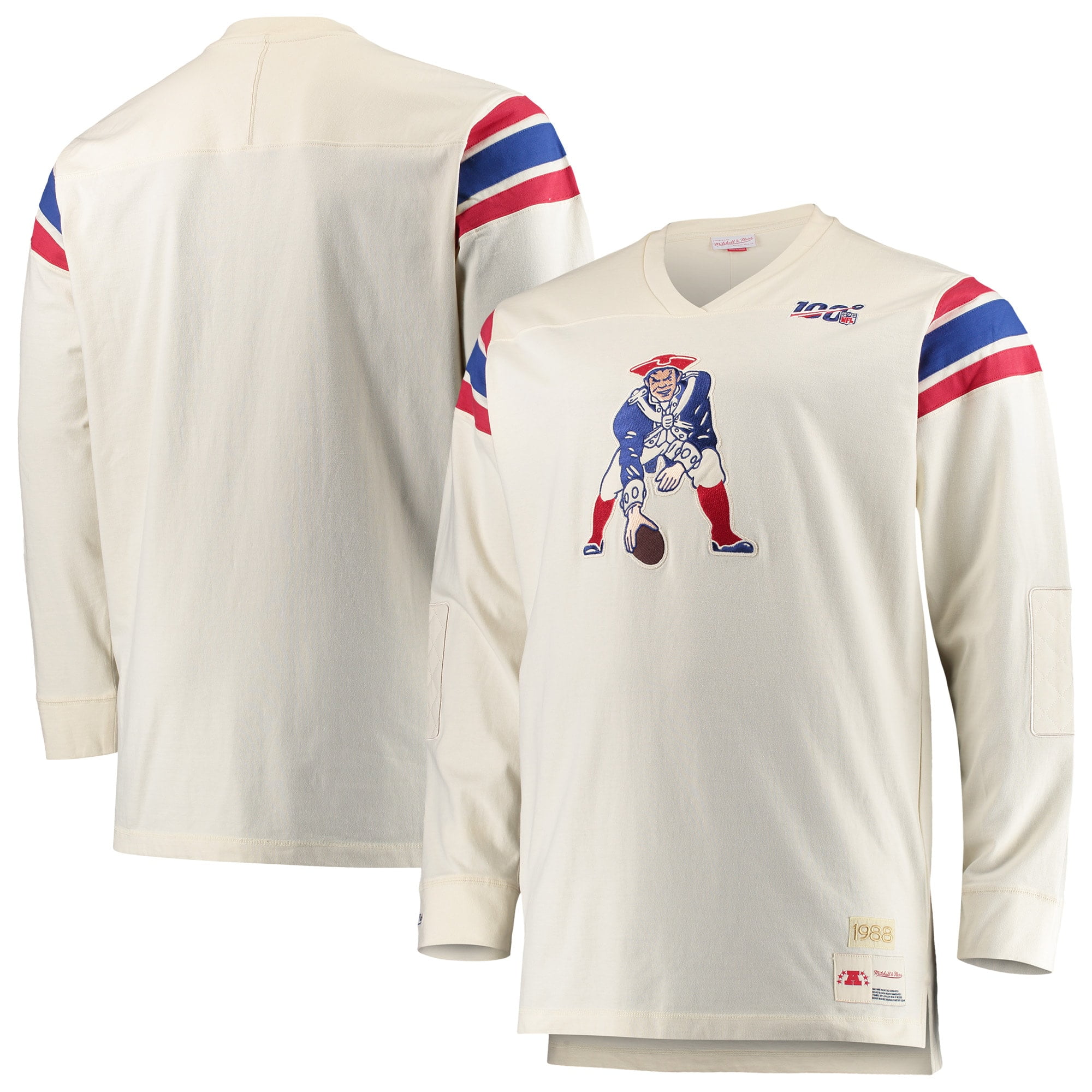 mitchell and ness patriots jersey