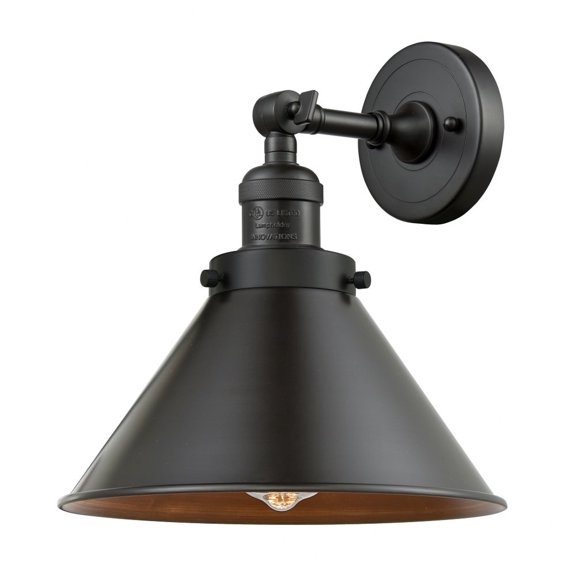 203-OB-M10-OB-LED-Innovations Lighting-Briarcliff - 3.5W 1 LED Wall Sconce In Traditional Style-8 Inches Tall and 10 Inches Wide Dimmable Oil Rubbed
