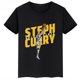 thumbnail image 4 of Camiseta de algodón negra de verano de manga corta con estampado de Stephen Curry para niños, camisetas deportivas para niños y niñas, ropa adecuada para fanáticos, 4 of 5