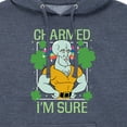 thumbnail image 3 of SpongeBob SquarePants - Charmed I'm Sure - Men's Pullover Hooded Fleece Sweatshirt, 3 of 7