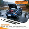 thumbnail image 2 of SPEEDWOW 6 Pcs 4339 Front Hood Struts Lift Support, 17.32in 430N Gas Shocks Spring Support Fit for Ford F-250 F-350 F-450 F-550 Super Duty Excursion 1995-2007, 2 of 7