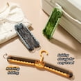 thumbnail image 3 of Colgador de ropa plegable Herramienta portátil para colgar ropa de viaje | Abrazadera cortavientos de plástico multifunción | Tendedero multiusos que ahorra espacio para ropa de bebé, calcetines, 3 of 8