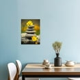 thumbnail image 5 of Zen Canvas Wall Art Zen Stone Painting Prints Spa Meditation Painting Artwork for Spa Yoga Room Bathroom Wall Decor Frame (12.00" x 18.00", Zen 1), 5 of 6