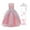 Pink Dress Accessories, variant on Princess Girl Dress Long Tulle Gown Flower Girls Unicorn Dress