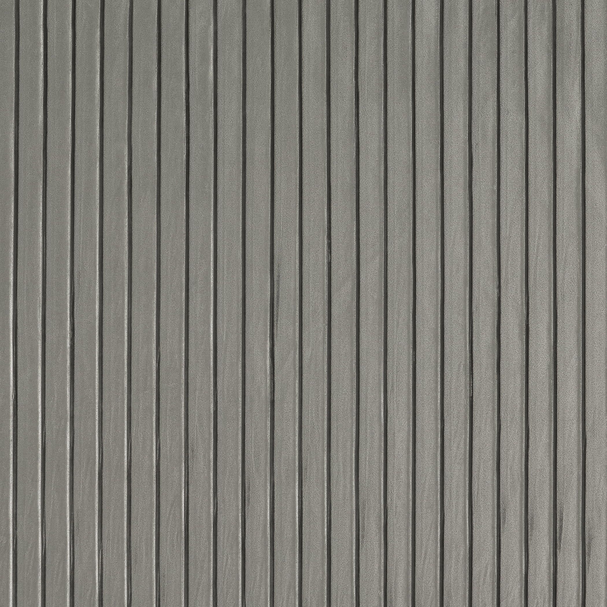 Sun Zero Cascade Pleated Velvet Blackout Grommet Curtain Panel, 40"X84", Gray