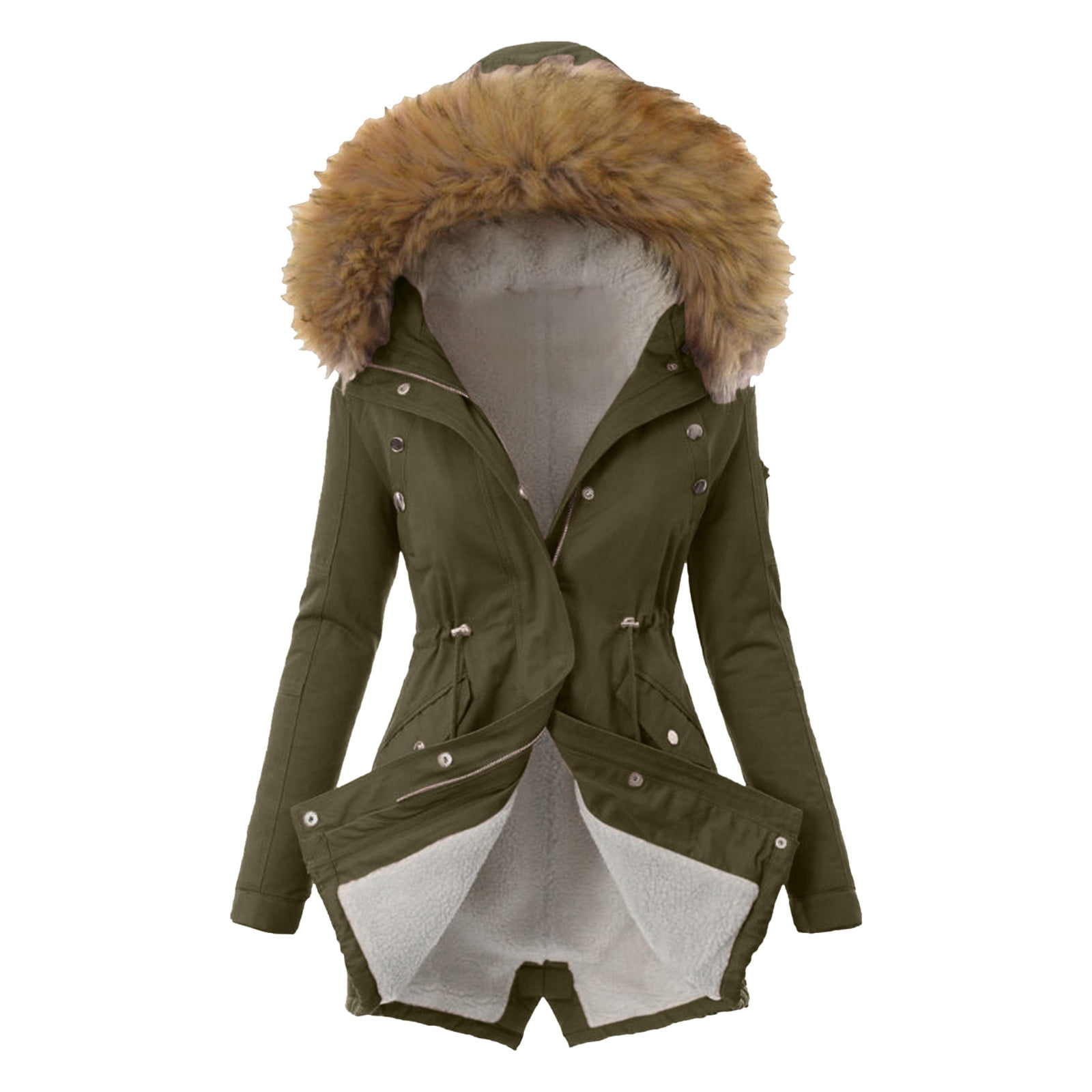 Women's Warm Coat Jacket Outwear Trench Winter Hooded Long Parka Overcoat Tops Women's Warm Coat Jacket Outwear Trench Winter Hooded Long Parka Overcoat Tops
