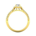 thumbnail image 4 of Certified 1.00 Carat TW Round Diamond Infinity Engagement Ring in 14k Yellow Gold (G-H, I1), 4 of 5