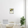 thumbnail image 2 of Botanical Mossy Rock Shapes Abstract Graphic Art Black Framed Art Print Wall Art, 2 of 7