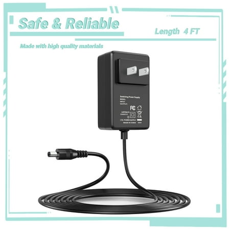 Yolmary 4ft AC-DC Adapter Compatible with Zmodo KDB8-CARQZ8ZN KDB8-CARQZ8ZN-1T KDB4-CARQZ4ZN KDC8-YARUZ4ZN KDC8-CARBZ4ZN-1T KDC4-YARUZ4ZN-1T KDC4-YARUZ4ZN