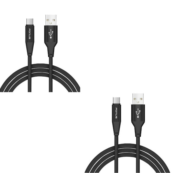 Type-C 10ft USB Cable w Type-C 6ft USB Cable for OnePlus 9, Nord N200 5G/N100/N10 5G, Pro Phone - Charger Cord Power Wire, Charger Cord Power Wire Q4R for OnePlus 9, Nord N200 5G/N100/N10 5G, Pro