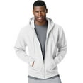 thumbnail image 1 of Hanes ComfortBlend EcoSmart Men`s Full Zip Hoodie, S, White, 1 of 1