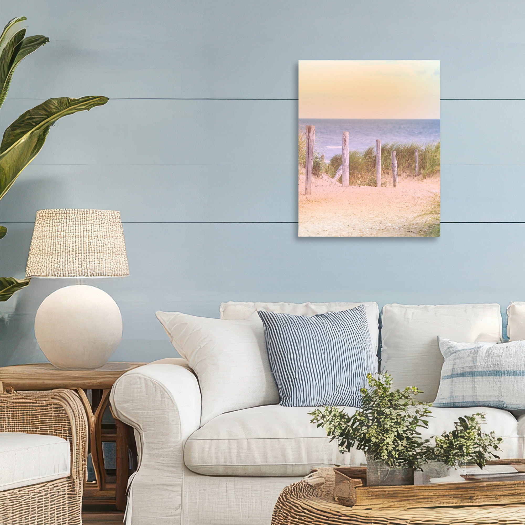 Stupell Industries Carefree Beach Vacation Canvas Wall Art, design by Marcus Prime