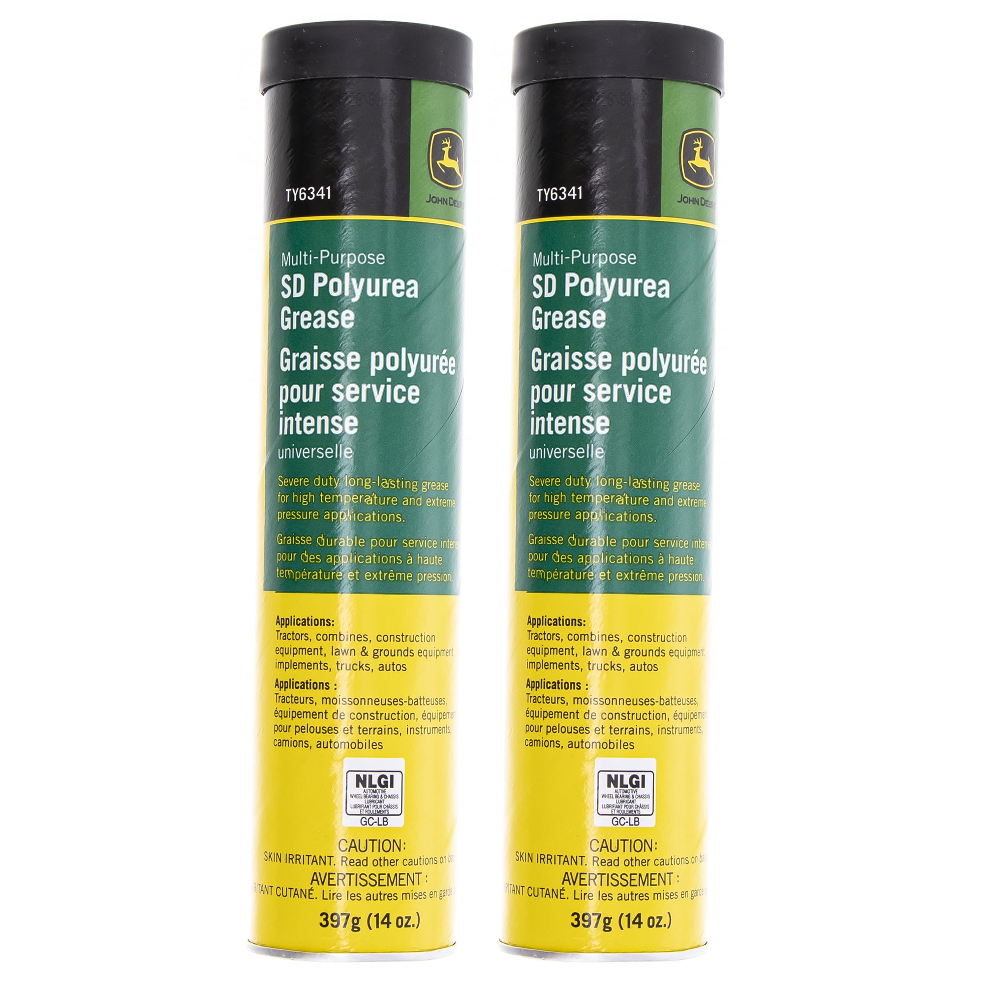 John Deere TY6341 MultiPurpose SD Polyurea Grease 14oz Container 2