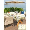 thumbnail image 5 of Outdoor Tablecloth with Umbrella Hole for Patio/Picnic/Party/Camping, Sunflowers Bee Waterproof Table Cloth Rectangle Table Cover Washable, Summer Watercolor Farmhouse Country Floral (60"x 84"), 5 of 8