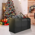 thumbnail image 3 of 68in Christmas Tree Storage Bag Heavy Duty Storage Bags Patio Waterproof Extra Large Protective Zippered Outdoor Cushion Furniture Storage Bag with Handles, 3 of 9