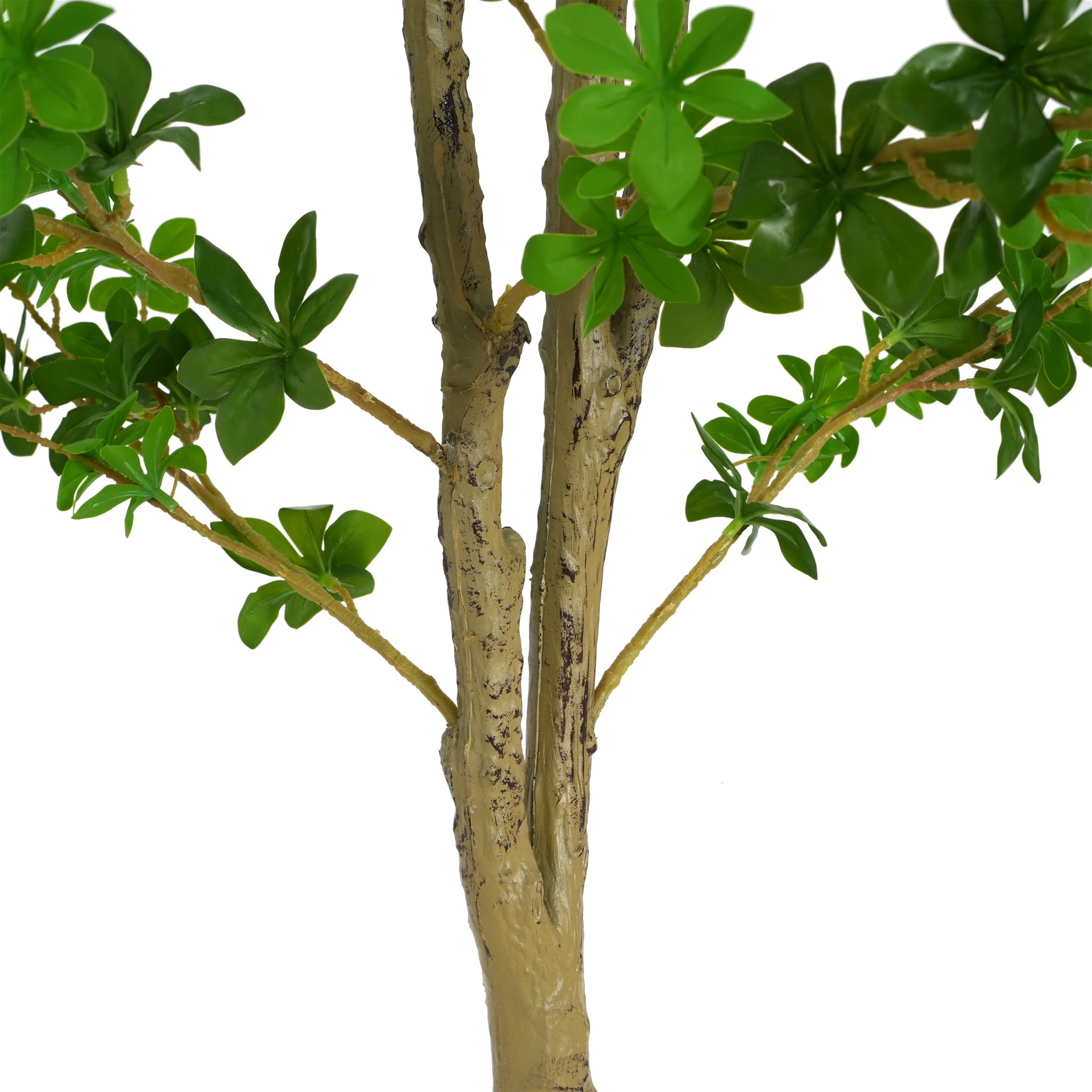 Christopher Knight Home 76" Enkianthus Tree in Black Plastic Pot, Pre-Potted Faux Greenery Tree for Home Decor