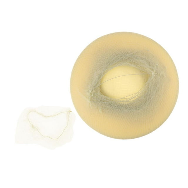 Redecilla elástica para el cabello, malla invisible con bordes elásticos, gorro de peluca de malla para pelucas, trenzar, bollos o cocinar Negro