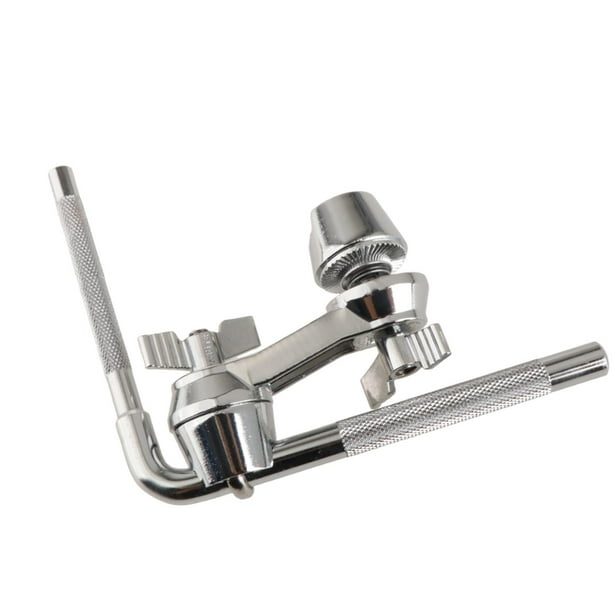 Clip para cencerro de tambor, soporte para platillos, kit de montaje de percusión, soporte de extensión 16x13cm