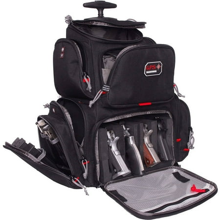 G P S Rolling Handgunner Backpack Black G P S Rolling Handgunner Backpack Black