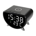 thumbnail image 2 of Reloj Despertador Digital Con Carga Inalámbrica Para Dormitorio, Sala De Estar, Mesita De Noche Y Escritorio, 2 of 9