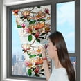 thumbnail image 5 of Rainbow Floral Static Cling Window Film Removable Decal For Glass Doors Indoor Privacy Stickers With Botanical Designs 100x43cm, 5 of 5