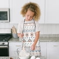 thumbnail image 4 of Colorful Geometric Triangle Arrow Pattern Kids Aprons for Girls and Boys,Adjustable Neck Strap Toddler Aprons for Kids Cooking Baking, 4 of 6