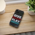 thumbnail image 5 of DistinctInk Clear Case for Apple iPhone 15 PRO (6.1" Screen) - Give Blood Play Hockey, 5 of 9