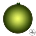 thumbnail image 3 of Vickerman 3" Juniper Green Shiny Ball Ornament, 12 per Bag, 3 of 7
