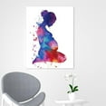 thumbnail image 4 of Pregnancy Painting Print Pregnant Woman Watercolor Poster Medical Art Gynecology Obstetrician Midwifery print Obstetrics OBGYN Wall Art Decor (20 x28inch=(50 x70 cm),Unframed), 4 of 4