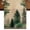 Brown, variant on Green Pine Tree Burlap Cotton Table Runner 13x36 Inches Short, Retro Country Forest Natural Landscape Farmhouse Table Runners, Outdoor Dining Table Decor for Baby Shower/Party/Wedding