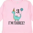 thumbnail image 4 of Inktastic 3rd Birthday 3 Year Old Dinosaur Party Boys or Girls Long Sleeve Toddler T-Shirt, 4 of 5