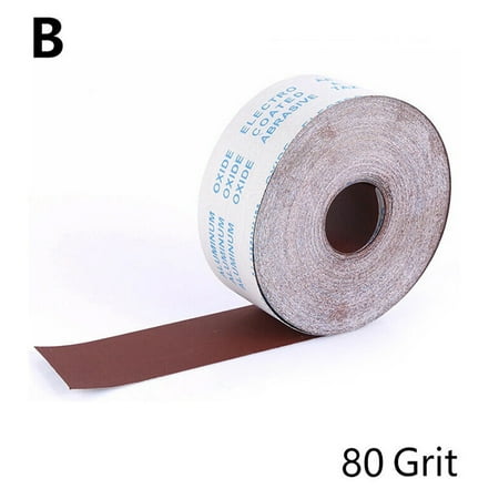 

RANMEI Sandpaper Roll Emery Cloth Sanding Abrasive Sheets 80 120 180 240 600 800Grit