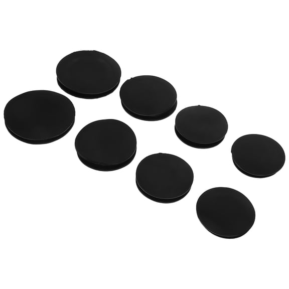 WORGEOUS 8pcs Rubber Round Stoppers Bottom Cover For Piggy Bank Coin Bank Plug Round Piggy Bank Plug Replacement Sealing Plug For Coin Bank Money Saving Box