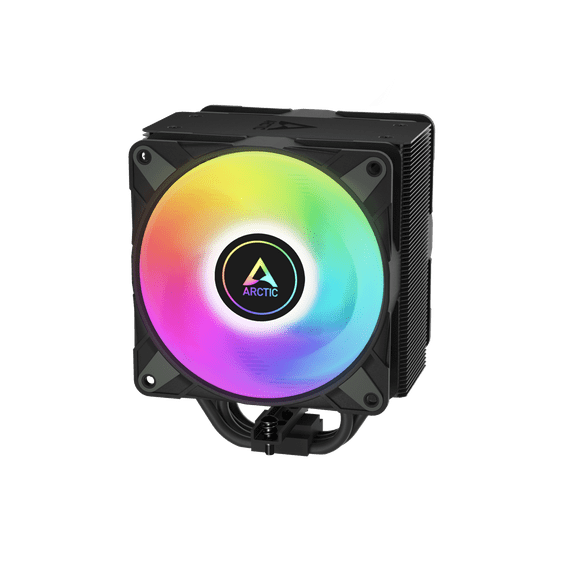 ARCTIC Freezer 36 A-RGB - Processor cooler - multi compatible - (for: LGA1700, LGA1851, AM4, AM5) - copper heat pipes with aluminum fins - 120 mm - black