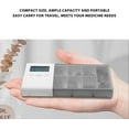 thumbnail image 4 of XYCCA Digital Medicine Box Alarm Vibration Beep 5 Sets USB Rechargeable Medication Organizer-1765, 4 of 5