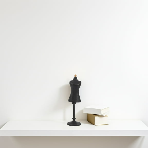 GOOHOCHY Black Resin Toddler Mannequin for Displaying Doll Clothes Perfect Size 1/6