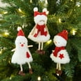 thumbnail image 2 of Christmas Pendant Cute Plush Angel Doll Tree Ornaments Figurine for Xmas Carnival Party Holiday Home Decorative Birthday Gift, 2 of 5