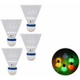 thumbnail image 1 of Resistente a jugar brillante y resistente a jugar al bádminton King Night Bola luminosa de nailon con luces, plástico brillante fluorescente ER, 1 of 4
