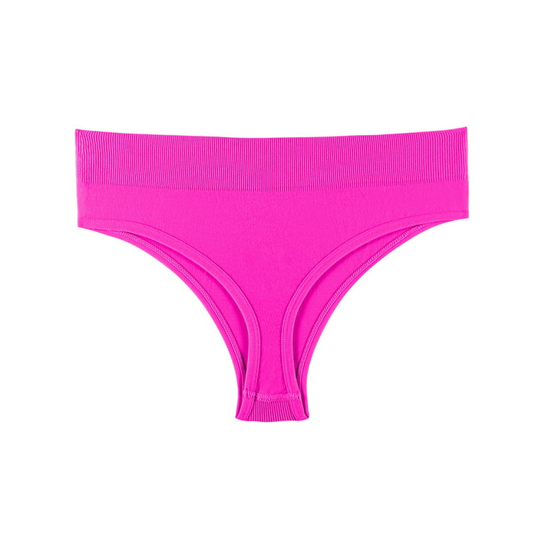 High Waist Fit Seamless Thong - Strawberry Pink – GFITY