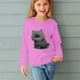 thumbnail image 5 of Piuwrlz Long Sleeve T-Shirt for Kids Girls Boys Cotton Shirts T Shirt Tops Pink Size 7 Years, 5 of 5
