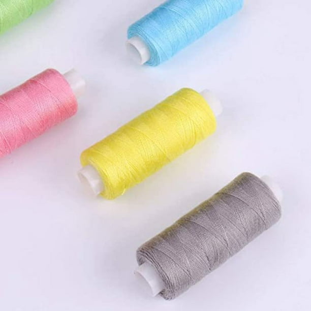 10 Rouleaux Ensemble 1000 Mètres Fil À Coudre Fils De Polyester Pour  Couture Couture Quilting Overlock Broderie Main Réparation Fil Marron Série