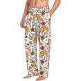 thumbnail image 6 of Salouo Foxes and Floral Harmony Print Pajama Pants for Men, Lounge Pants Elastic Waistband Casual Men's sleepwear Loungewear Sleep Pajama Pant -XX-Large, 6 of 7