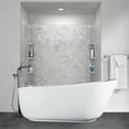 thumbnail image 4 of Vanity Art 67" 32" Solid Surface Resin Stone Freestanding Bathtub, 4 of 7