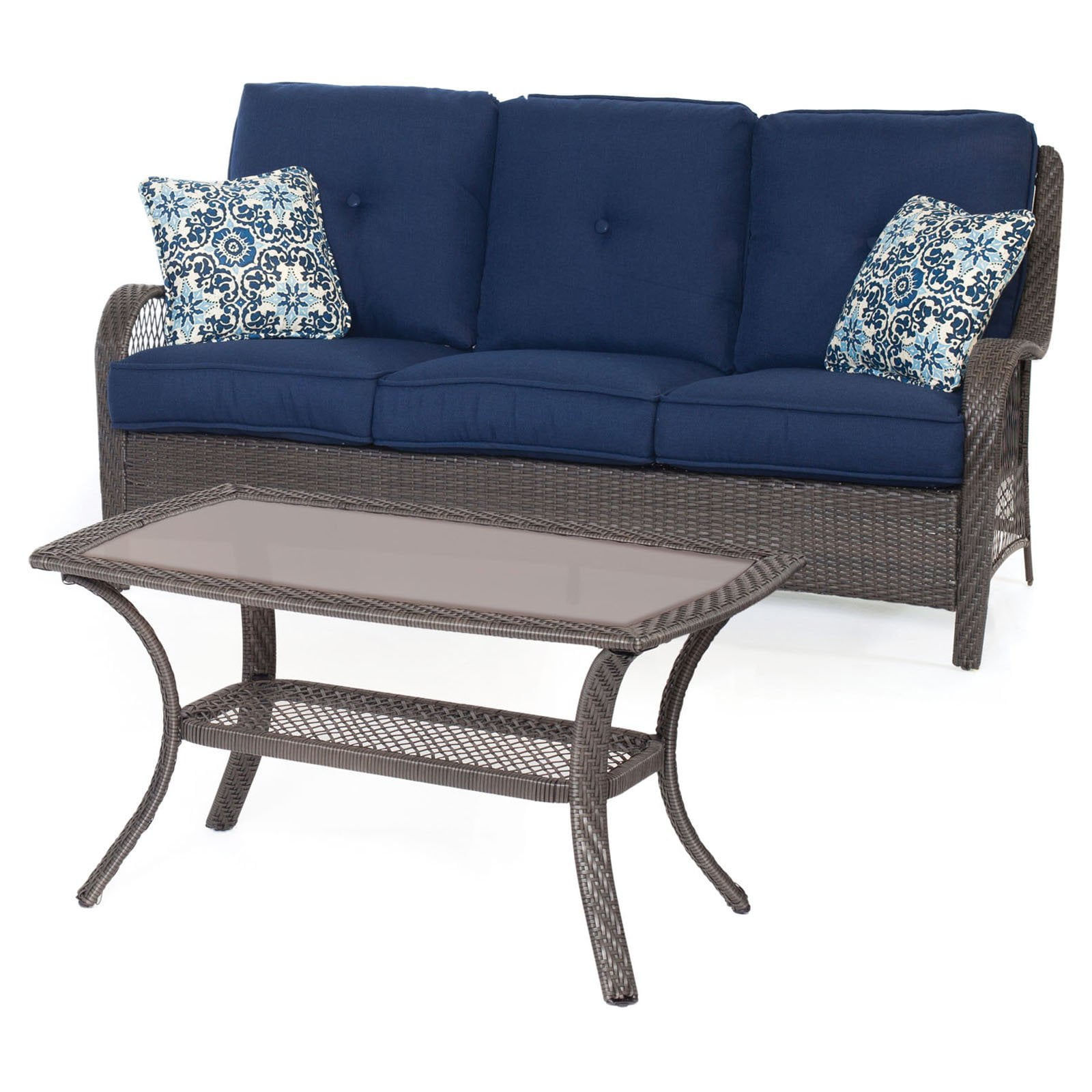 Hanover Orleans 4 Piece Outdoor Lounging Set Com